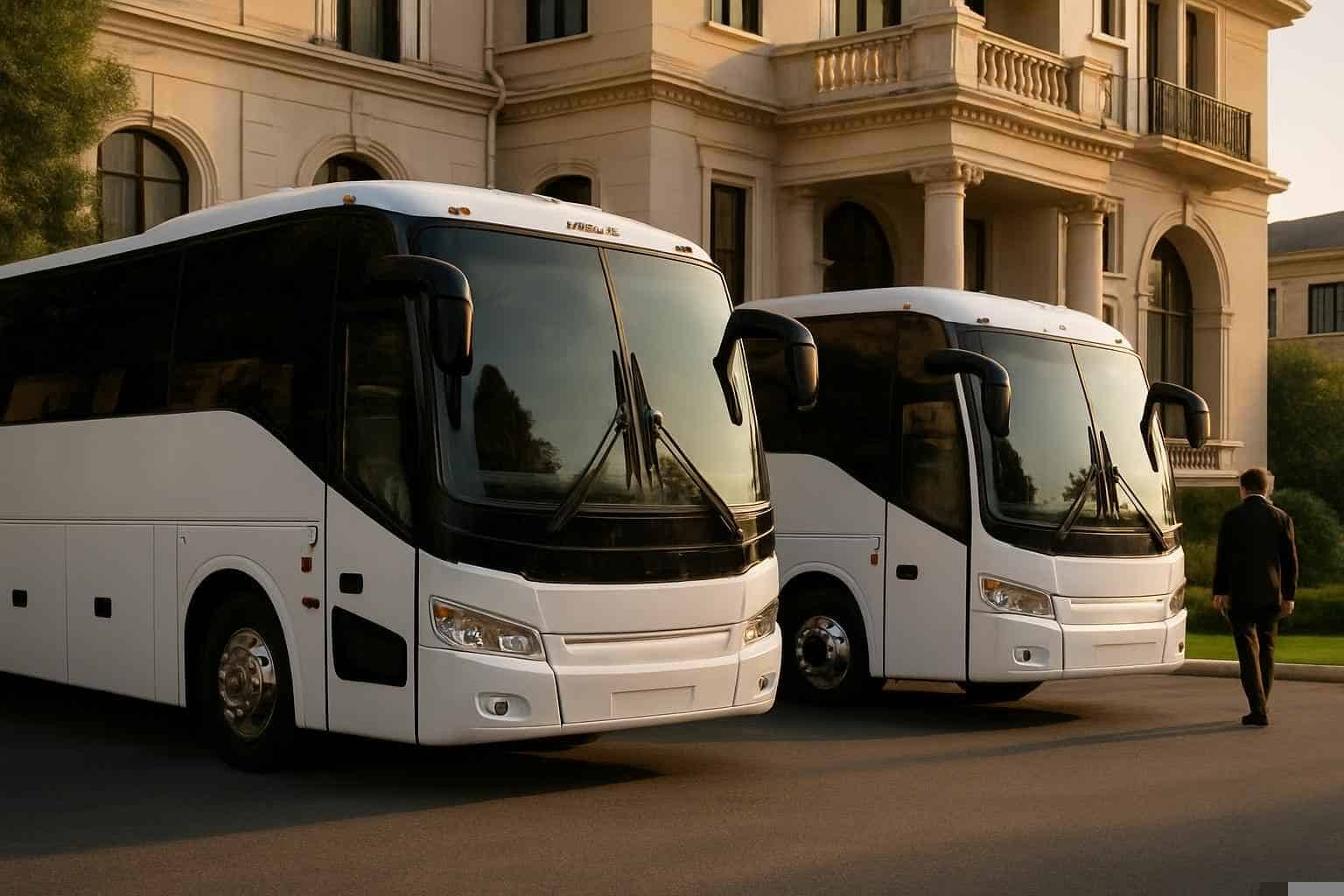 White Party Buses For Groups In Dothan