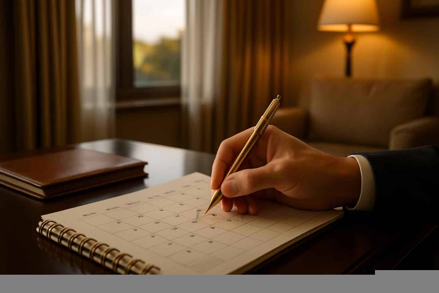 How far in advance should I reserve peak dates in Hoover Alabama