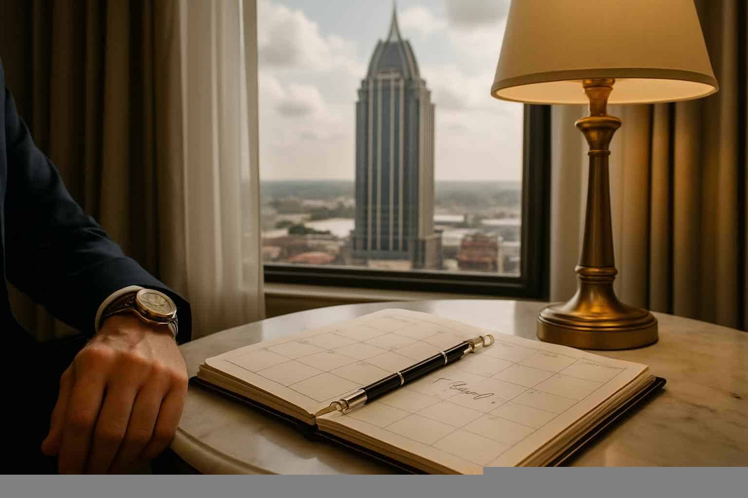 How far in advance should I reserve peak dates in Mobile Alabama?