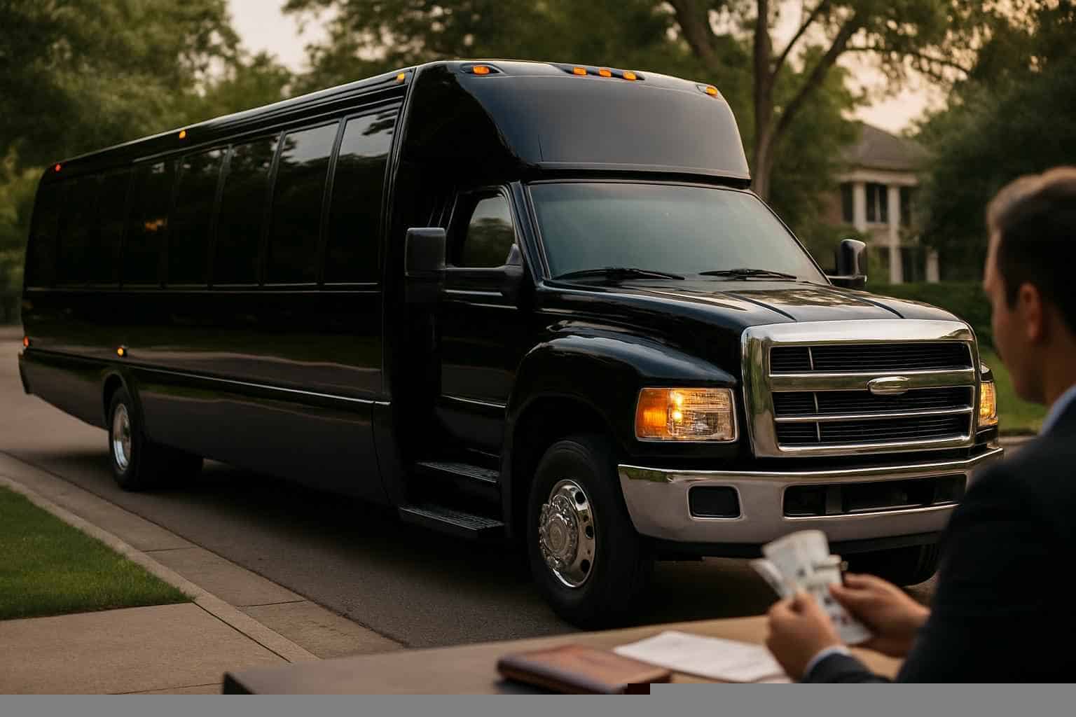 How Much Does A Black Party Bus Cost In Hoover?