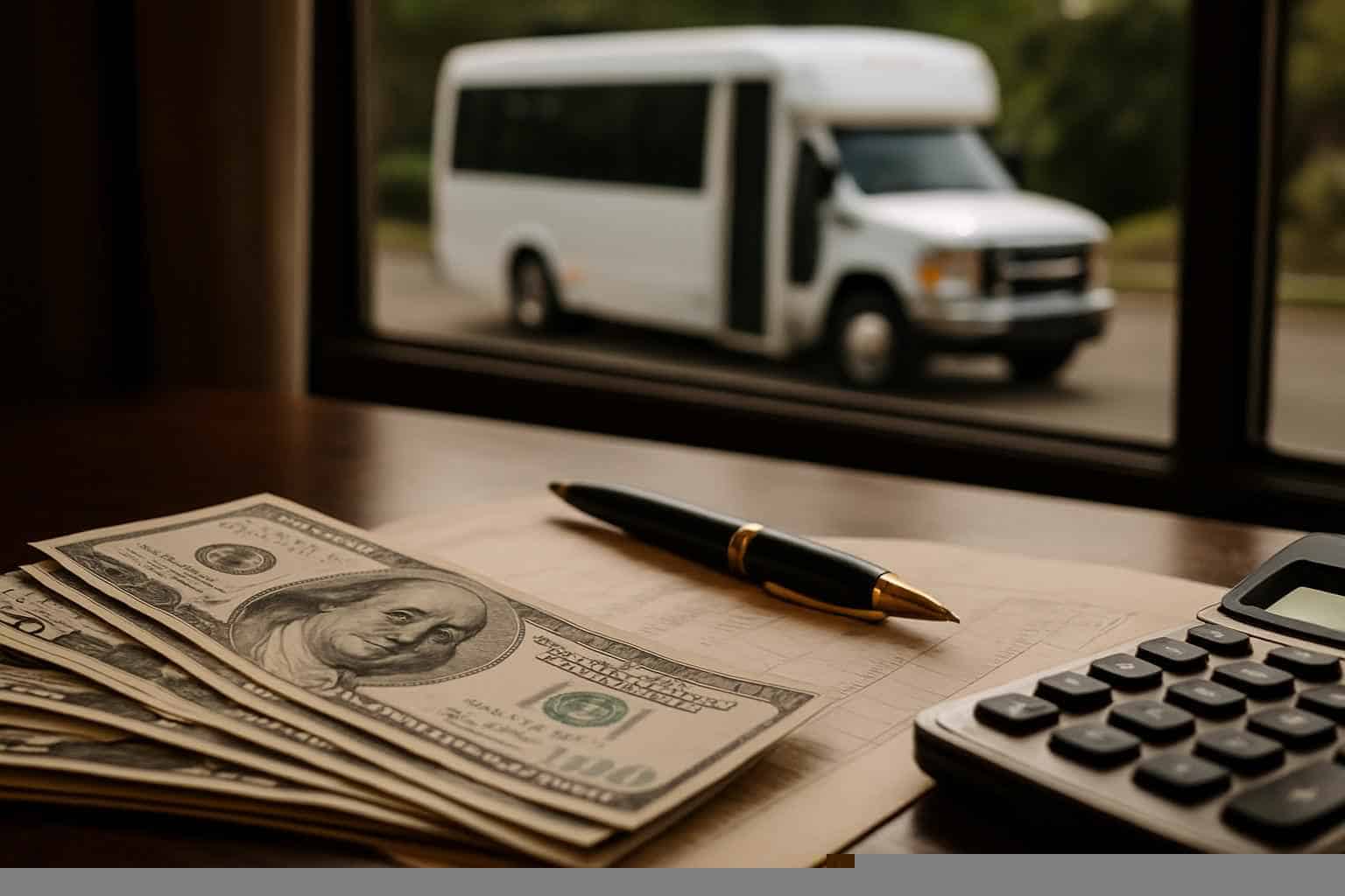 How much does shuttle bus rental cost in Hoover Alabama