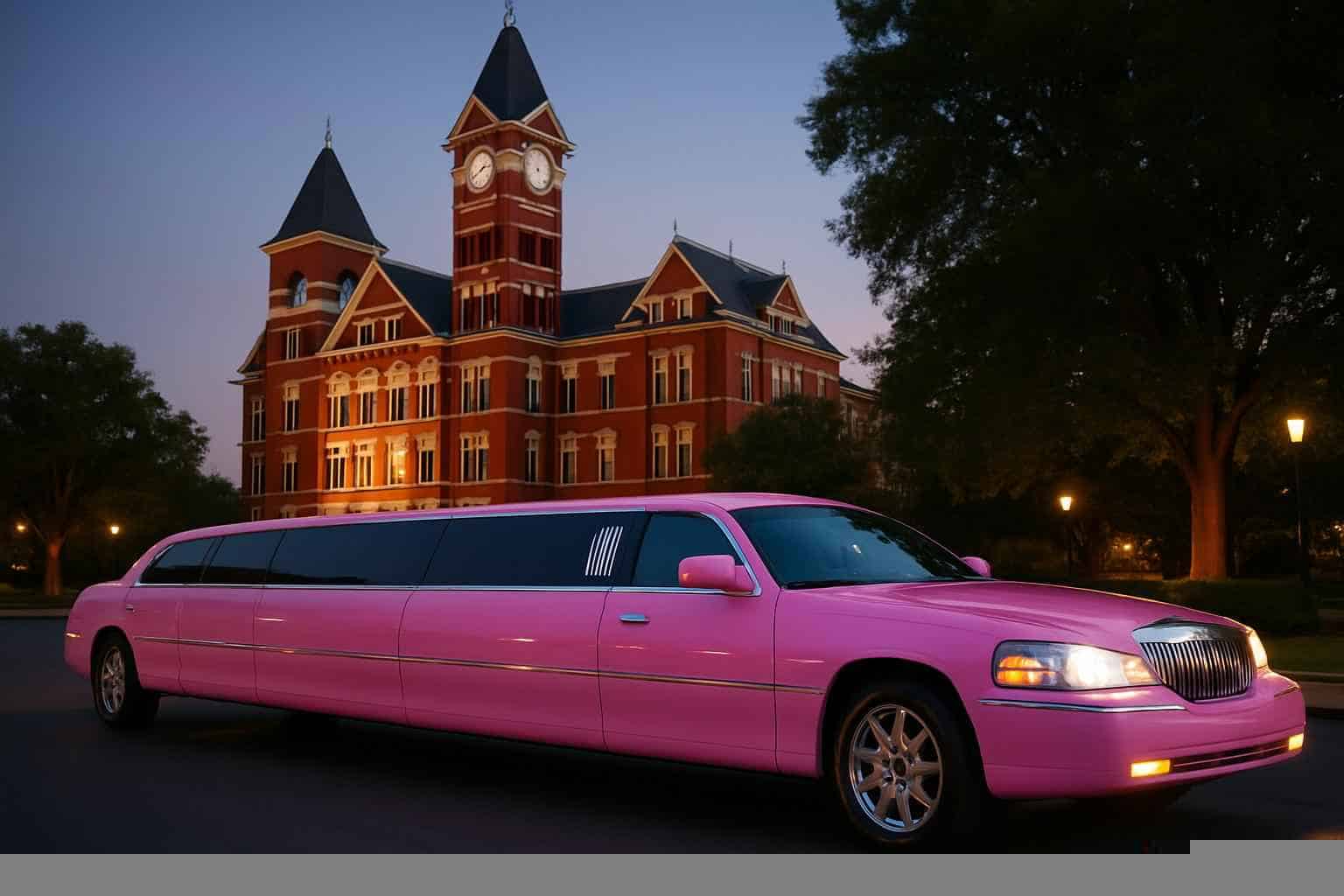 Pink Limo Rental Services In Auburn Alabama