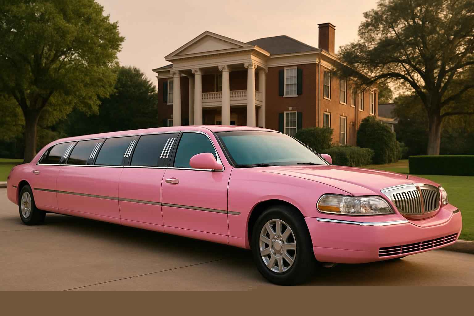 Pink Stretch Limo Rentals In Tuscaloosa