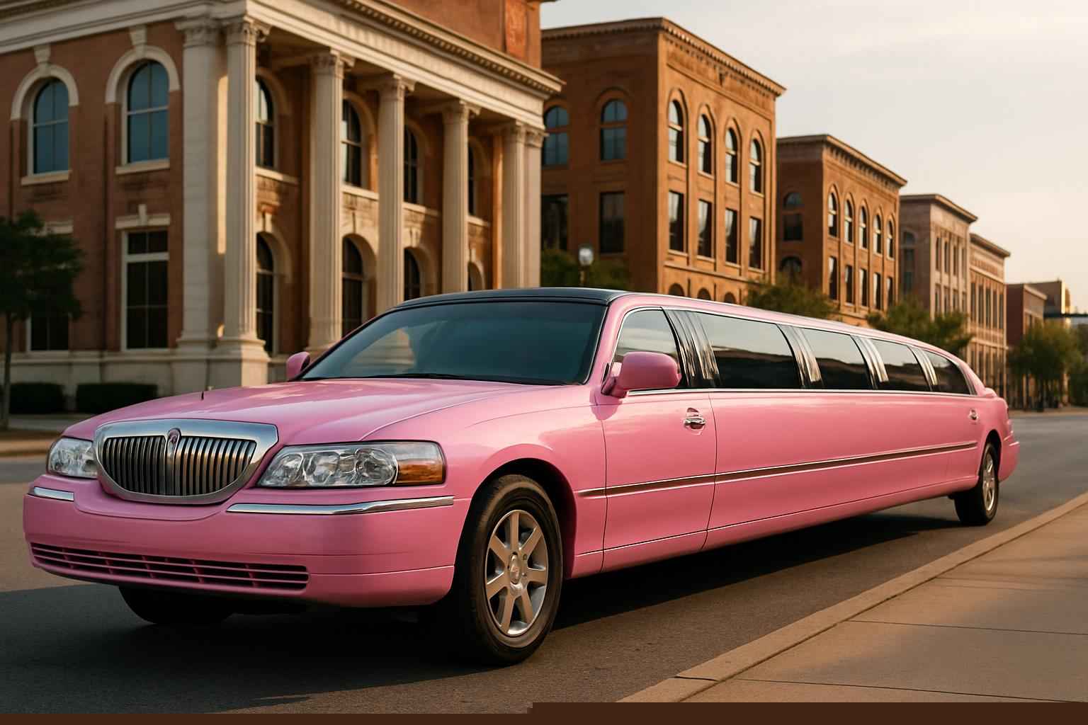 Tuscaloosa AL Pink Limousine Service