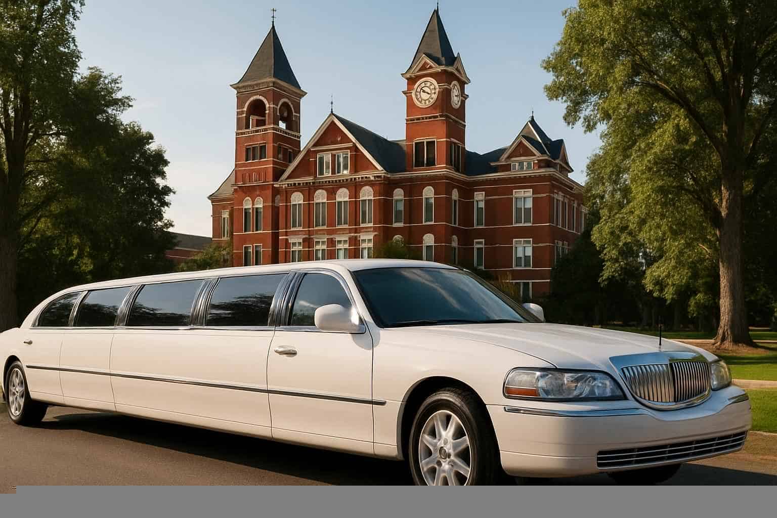 White Stretch Limo Rentals In Auburn AL