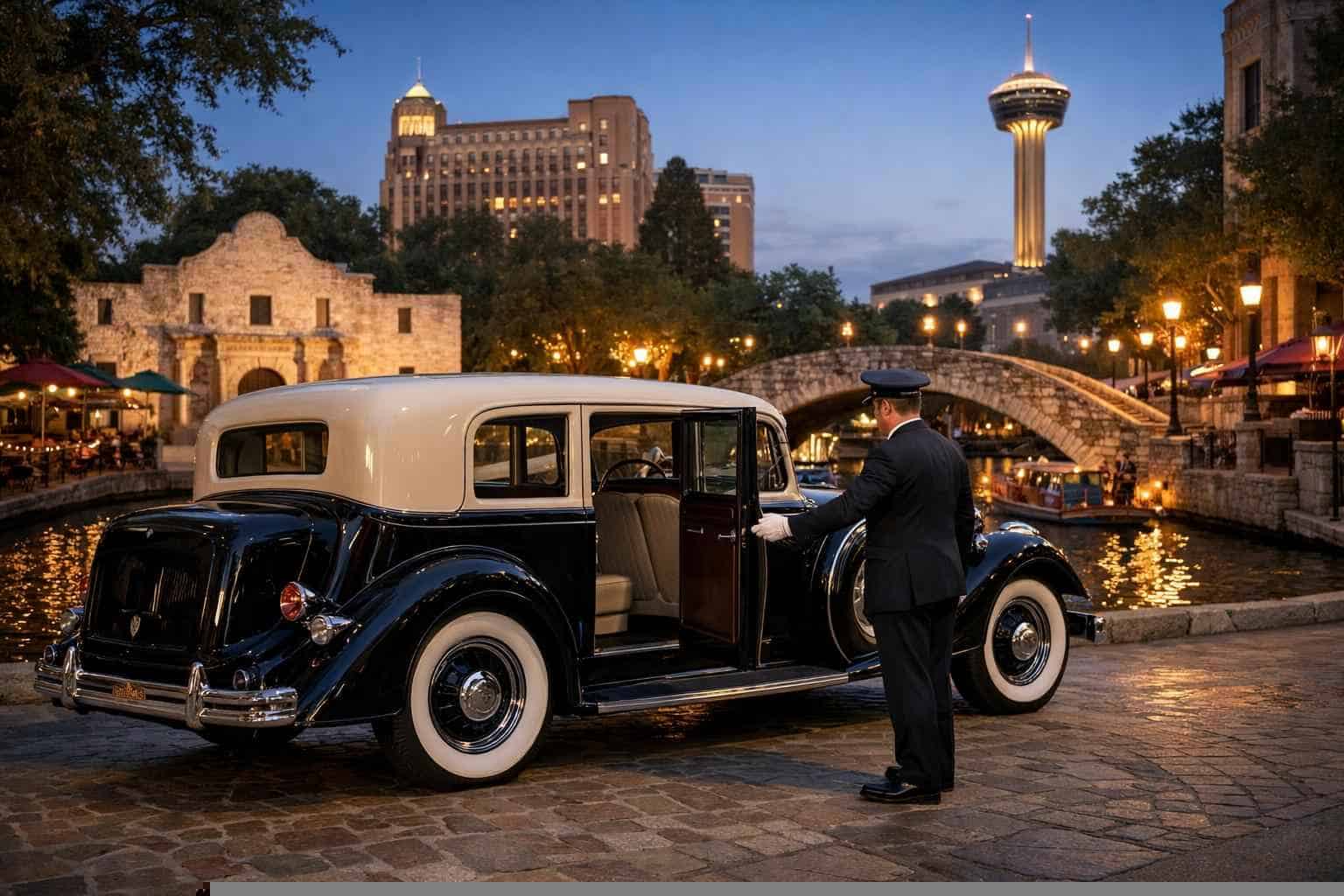 Antique Vehicle Rental Services with Driver in San Antonio Texas