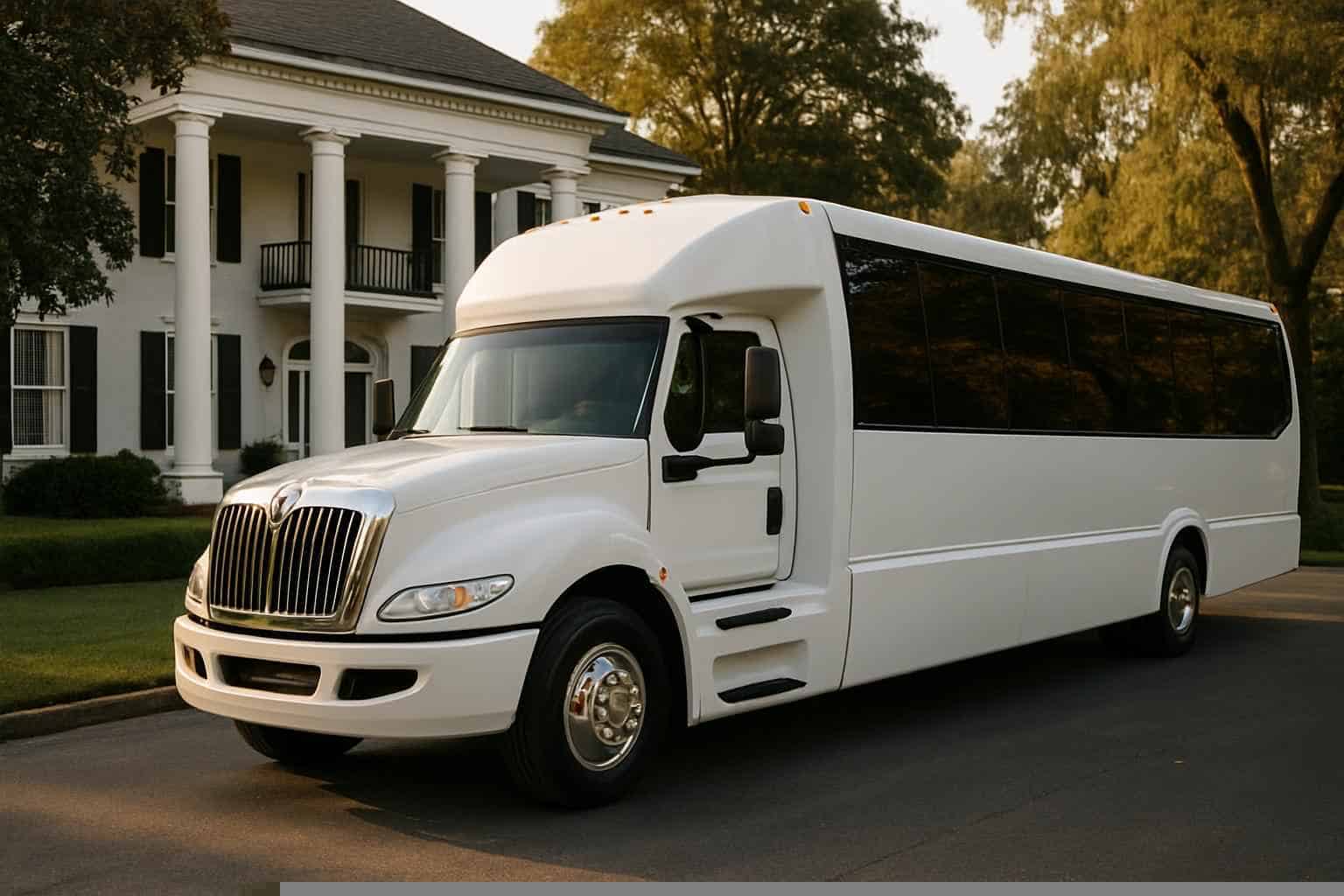 Best White Party Bus Company In Decatur AL