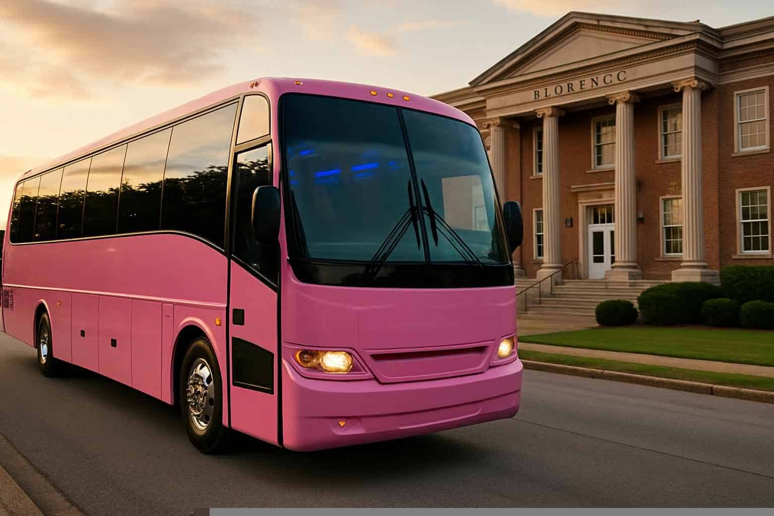 Best Pink Party Bus Company In Florence AL
