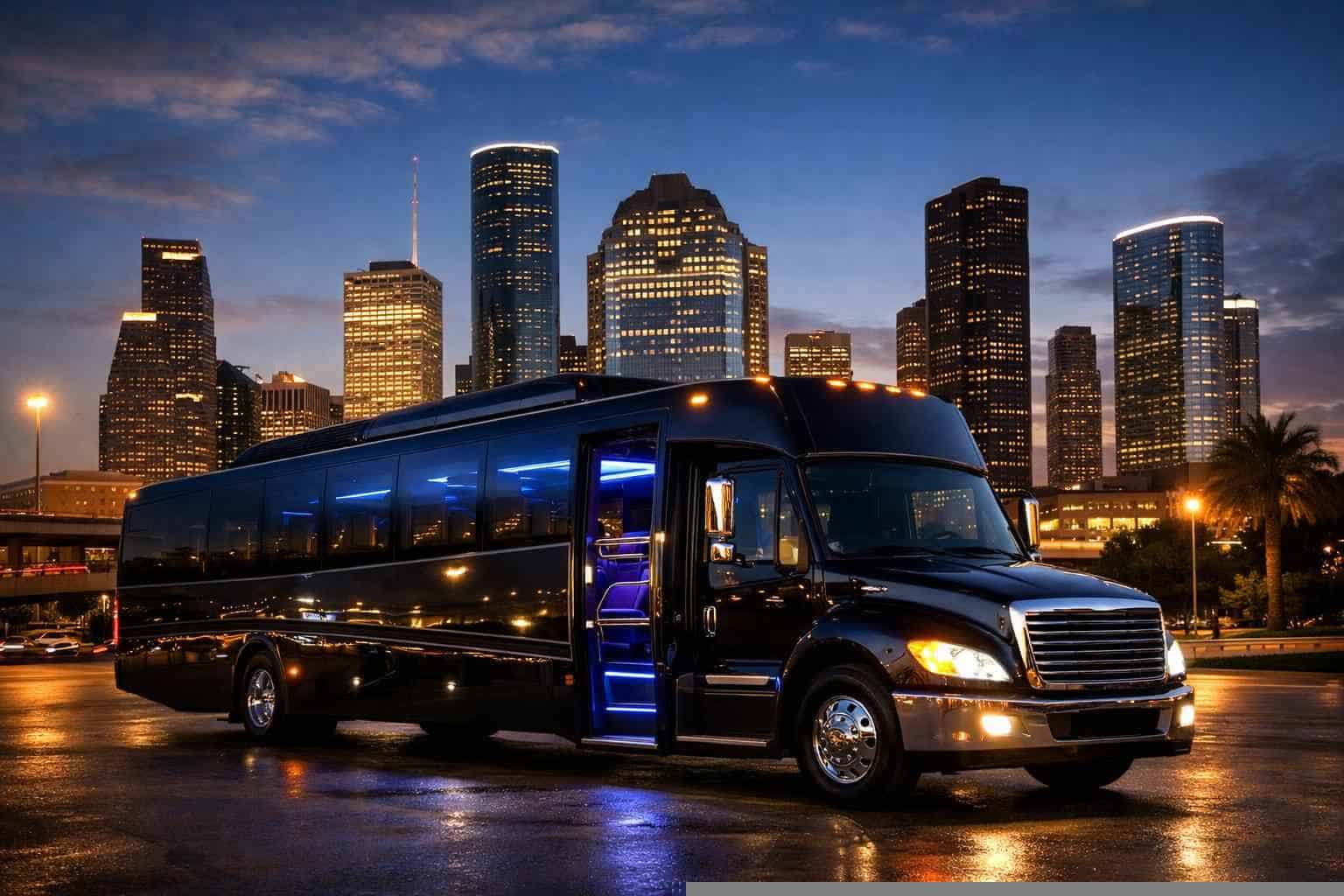 Best Houston TX Limo Bus Company