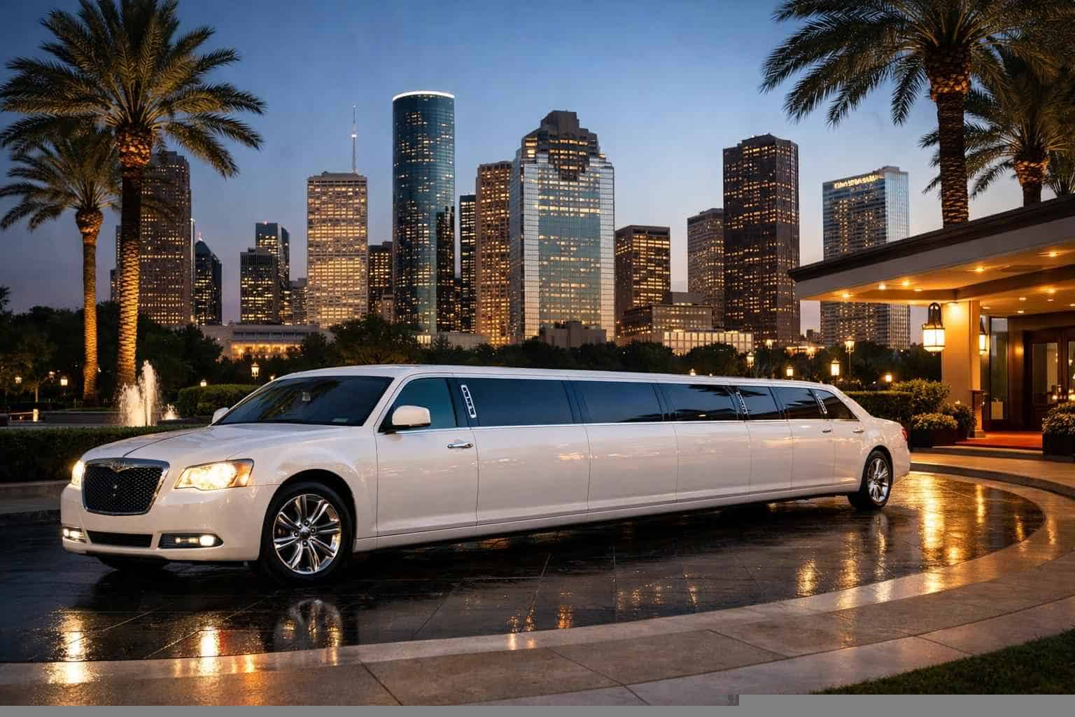 Best Houston TX White Limo Company