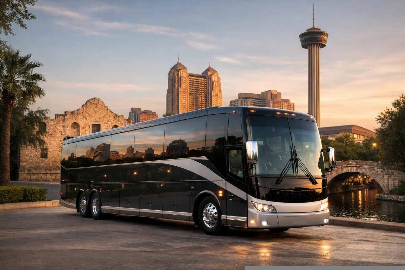 Best San Antonio TX Charter Bus Company