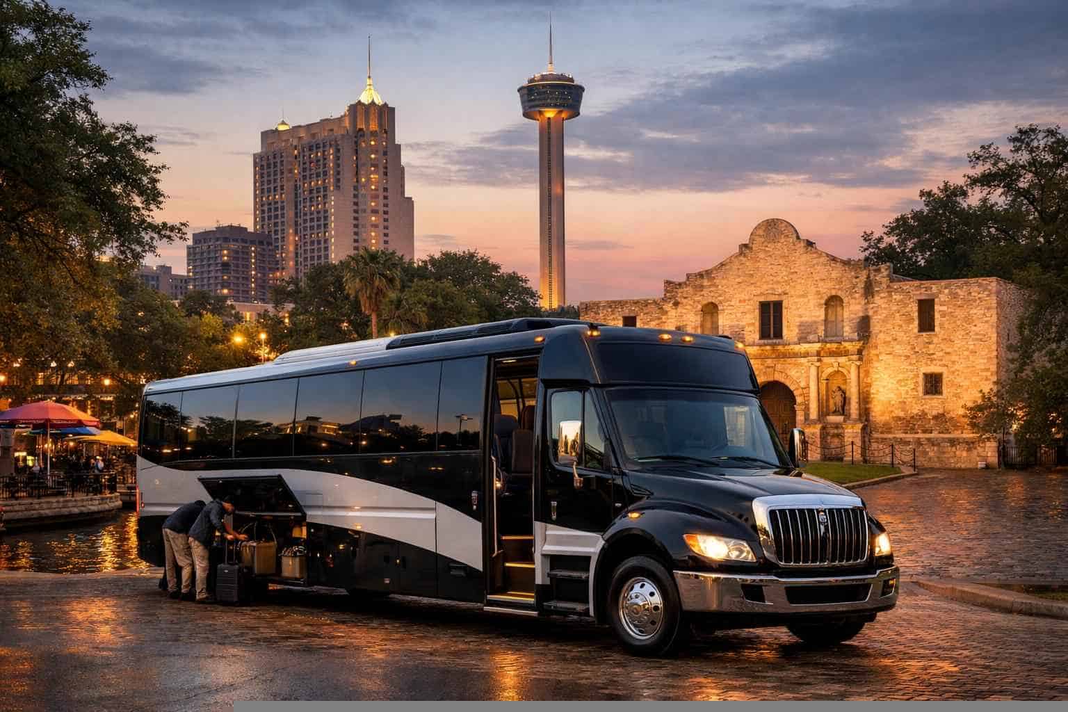 Best San Antonio TX Shuttle Bus Company