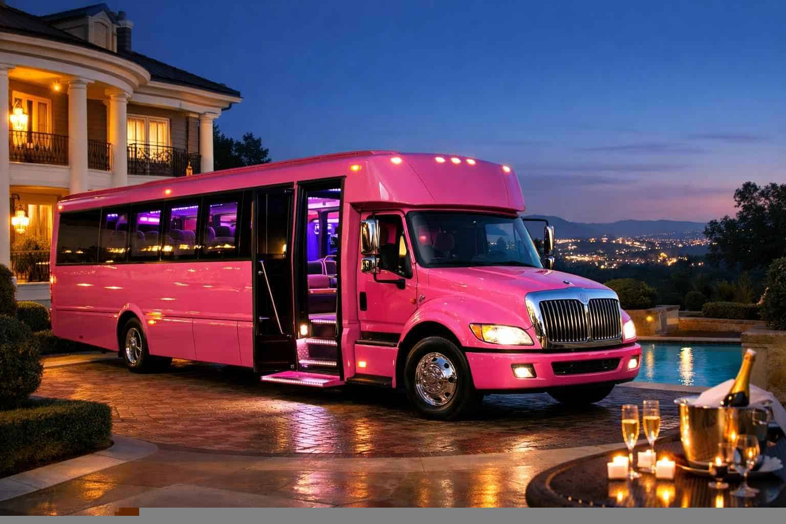 Best Pink Party Bus Company In Vestavia Hills