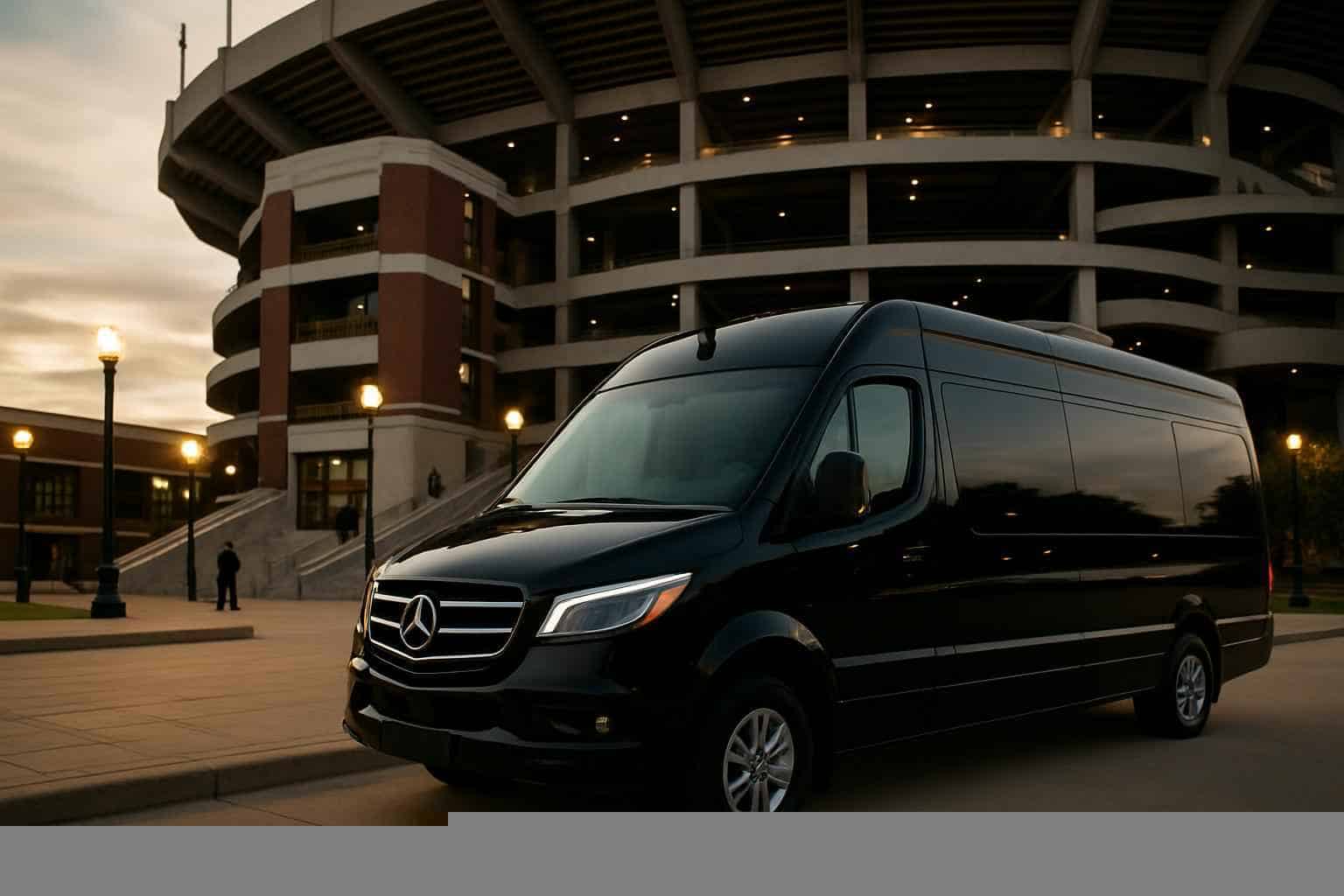 Can I book Phenix City Alabama shuttles for popular venues and stadiums