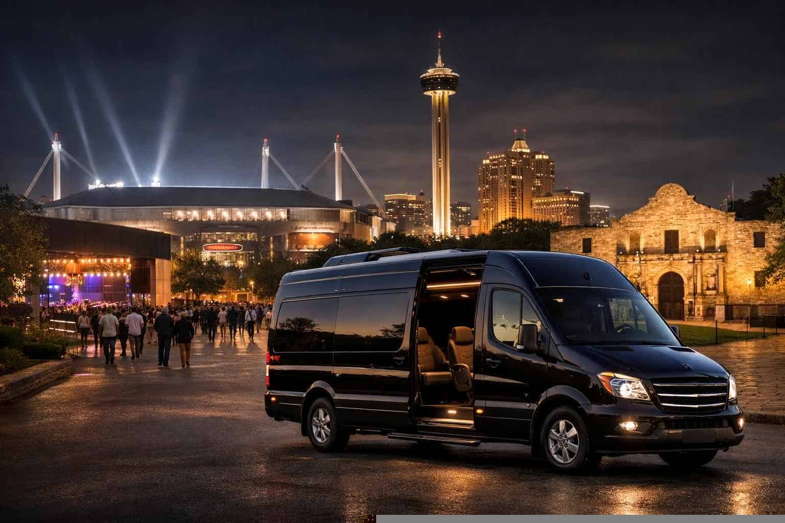 Event Shuttle Bus Rental In San Antonio