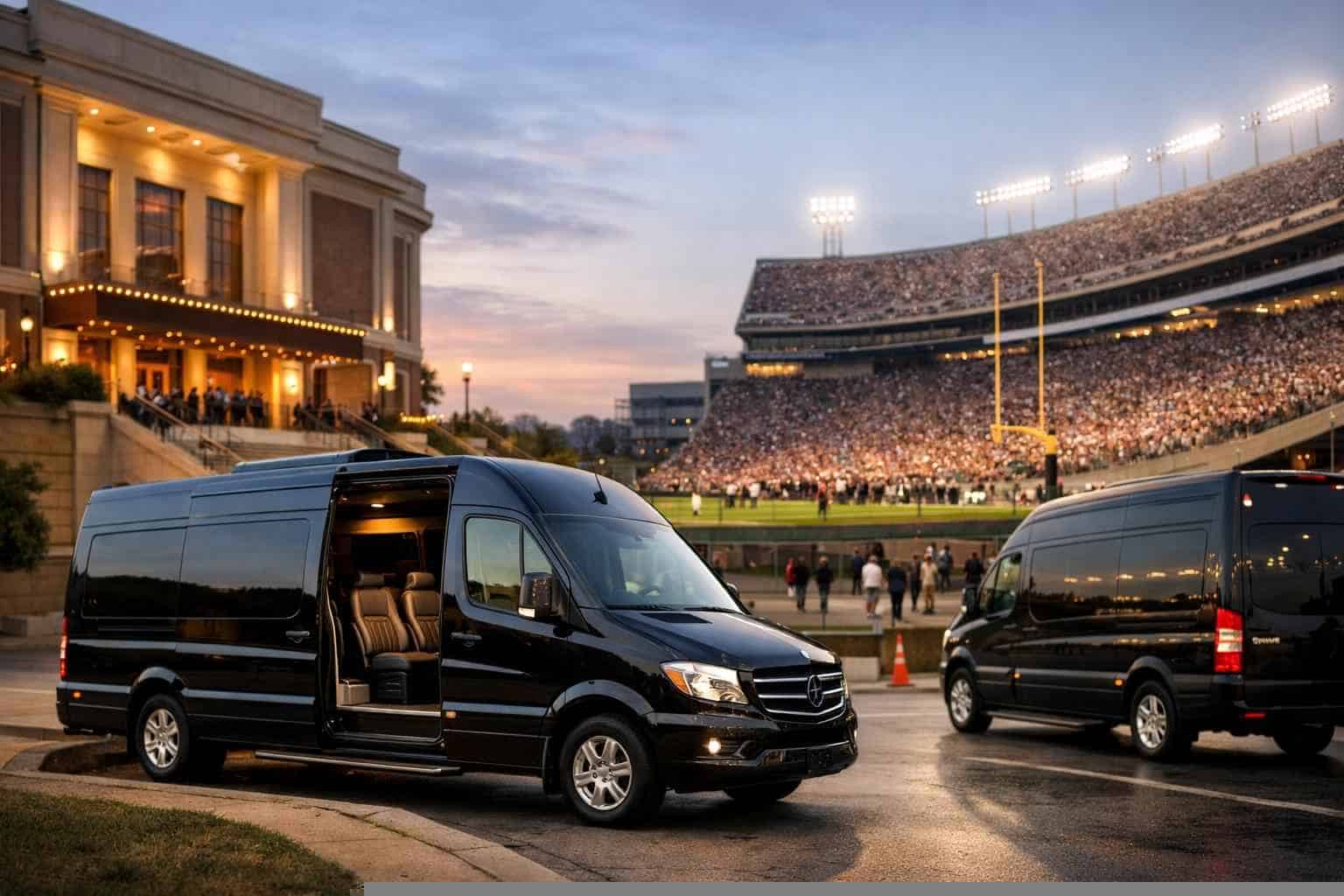 Event Shuttle Service For Venues And Stadiums
