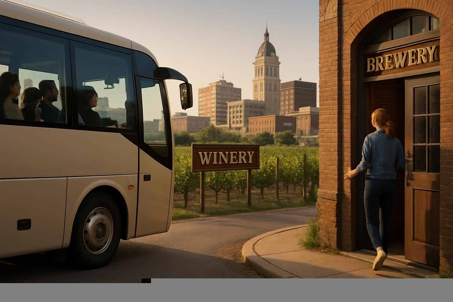 Can you handle multi-stop winery brewery city tours around Decatur Alabama?