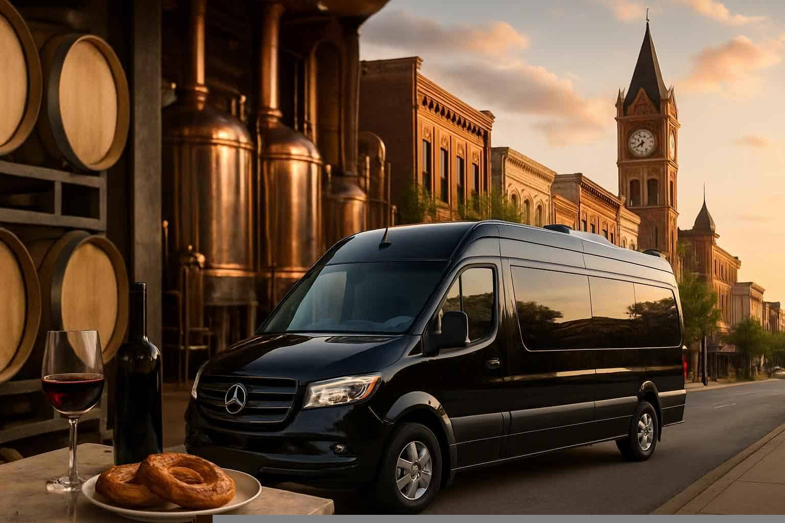 Can you handle multi-stop winery brewery city tours around Florence Alabama?
