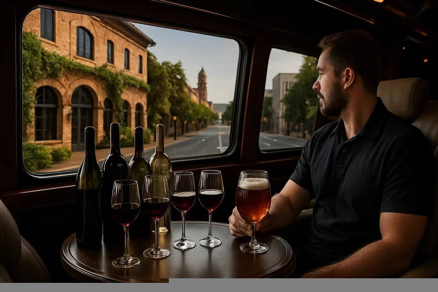 Can you handle multi-stop winery brewery city tours around Gadsden Alabama