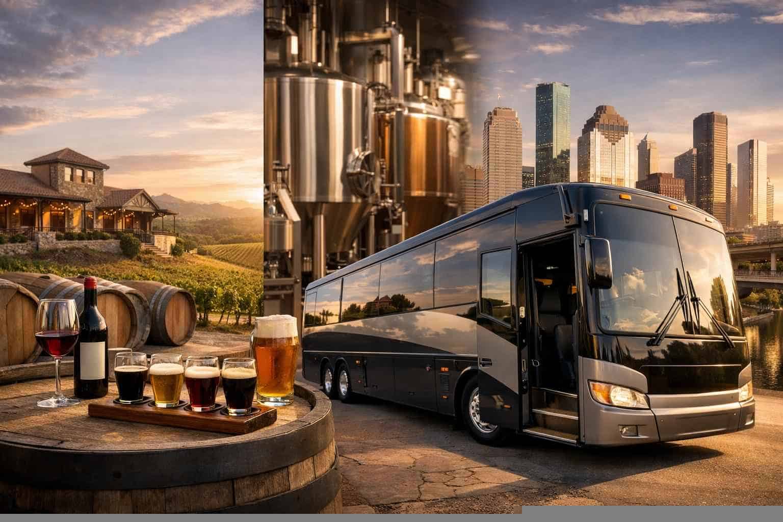 Can You Handle Multi Stop Winery Brewery City Tours Around Houston Texas
