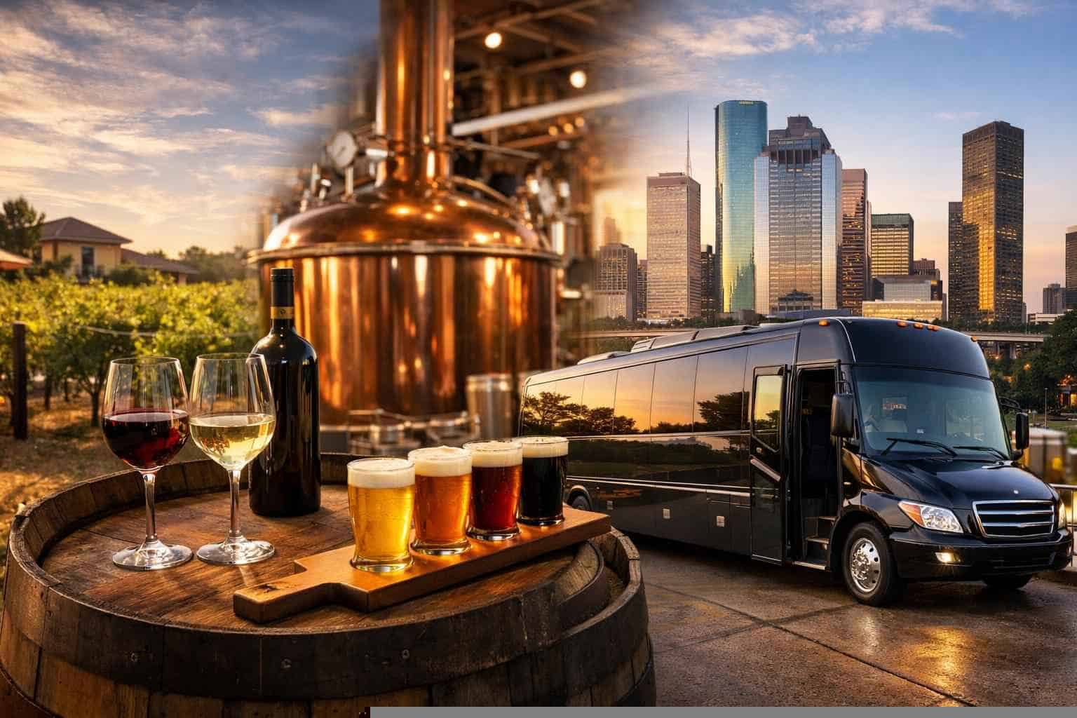 Can You Handle Multi Stop Winery Brewery City Tours Around Houston Texas