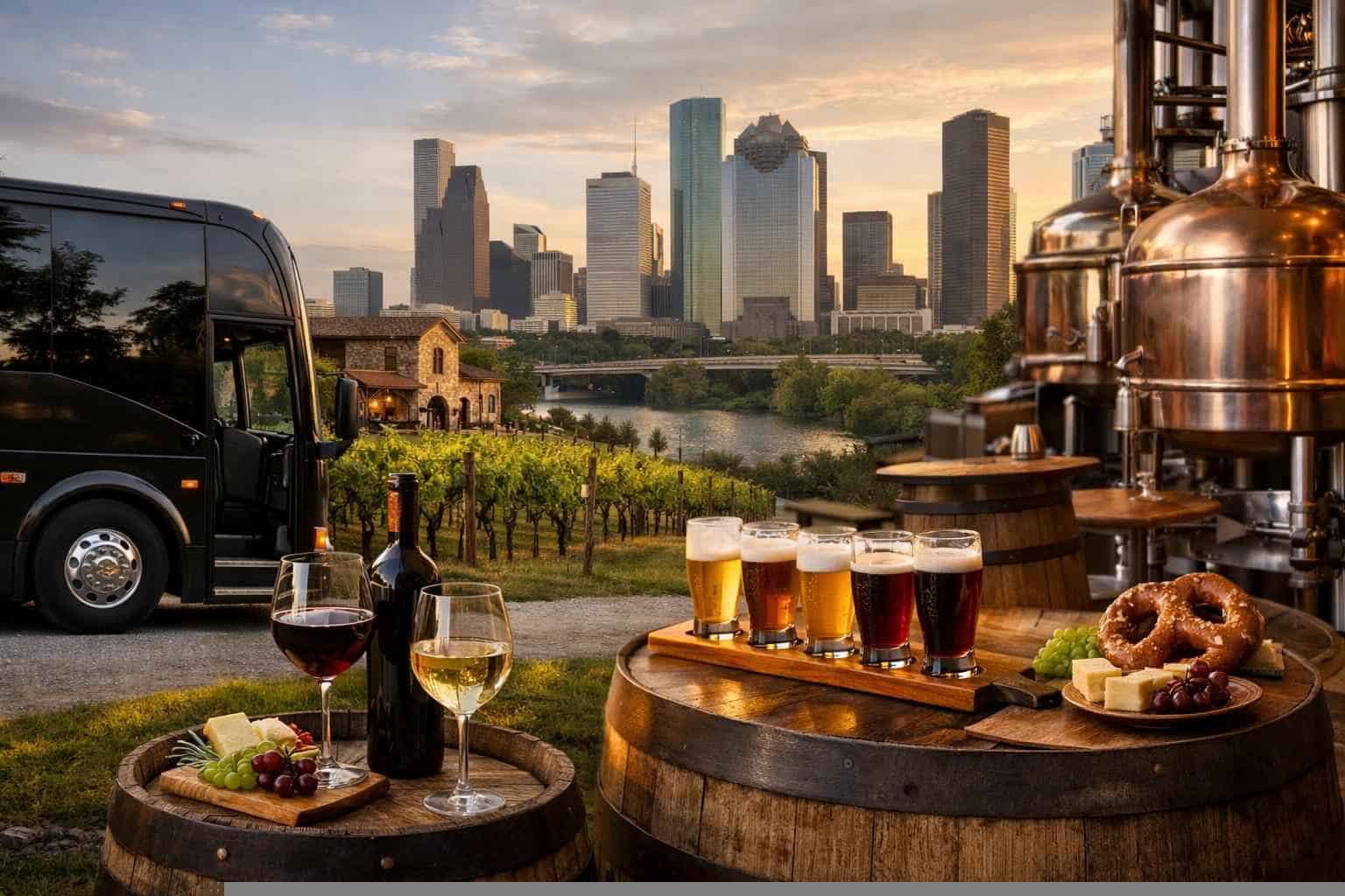 Can You Handle Multi Stop Winery Brewery City Tours Around Houston Texas
