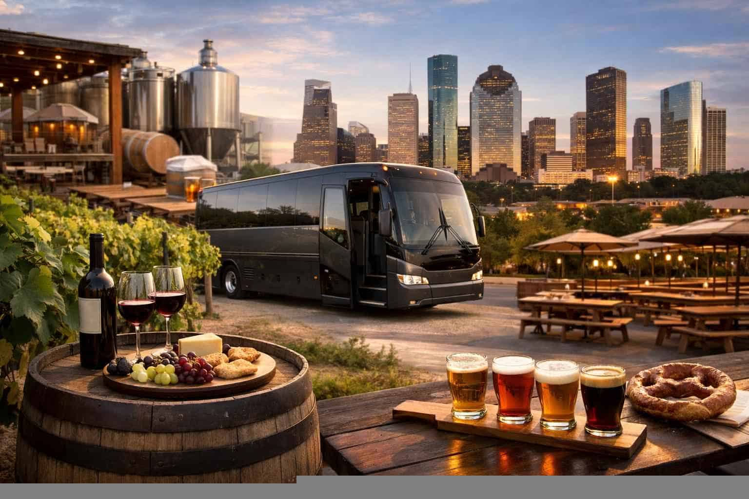 Can You Handle Multi Stop Winery Brewery City Tours Around Houston Texas