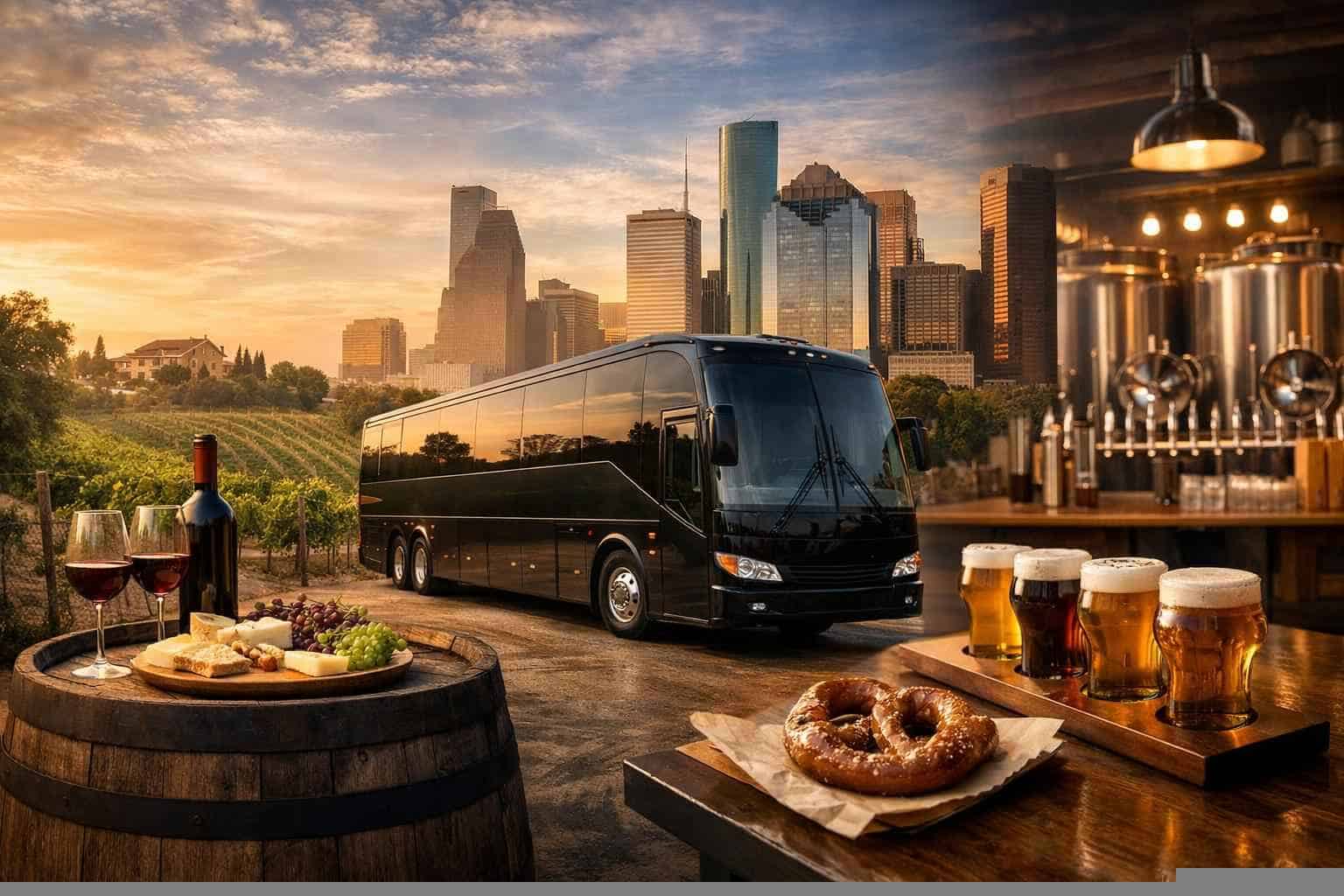 Can You Handle Multi Stop Winery Brewery City Tours Around Houston Texas