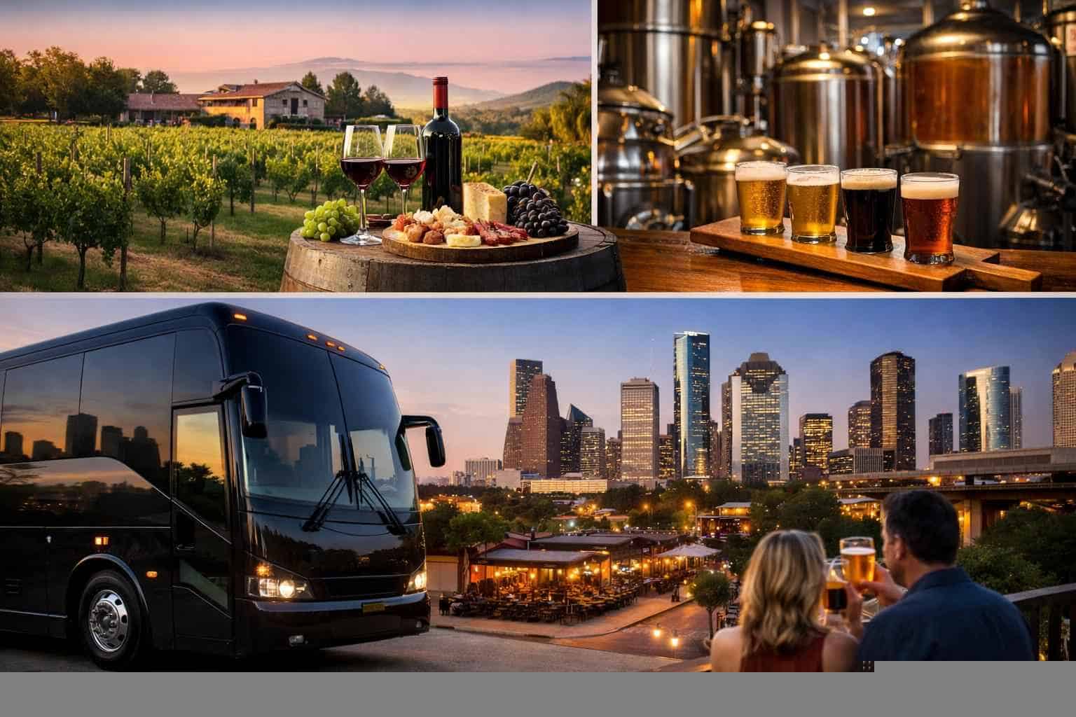 Can You Handle Multi Stop Winery Brewery City Tours Around Houston Texas?