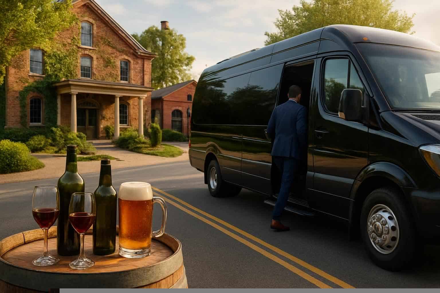 Can you handle multi-stop winery brewery city tours around Madison Alabama?