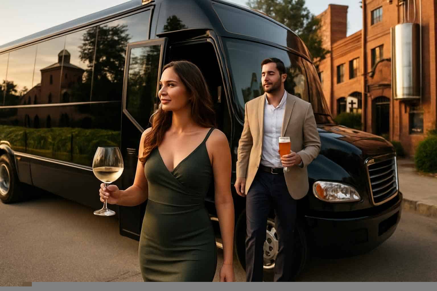 Can you handle multi-stop winery brewery city tours around Phenix City Alabama