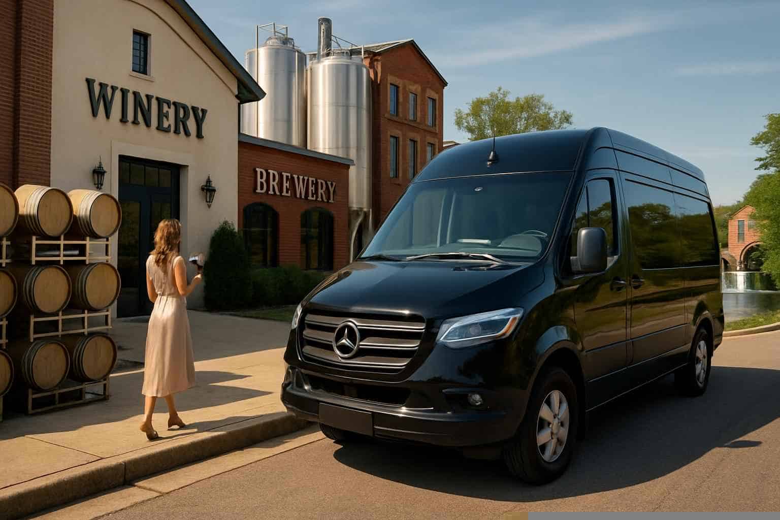 Can you handle multi-stop winery brewery city tours around Prattville Alabama