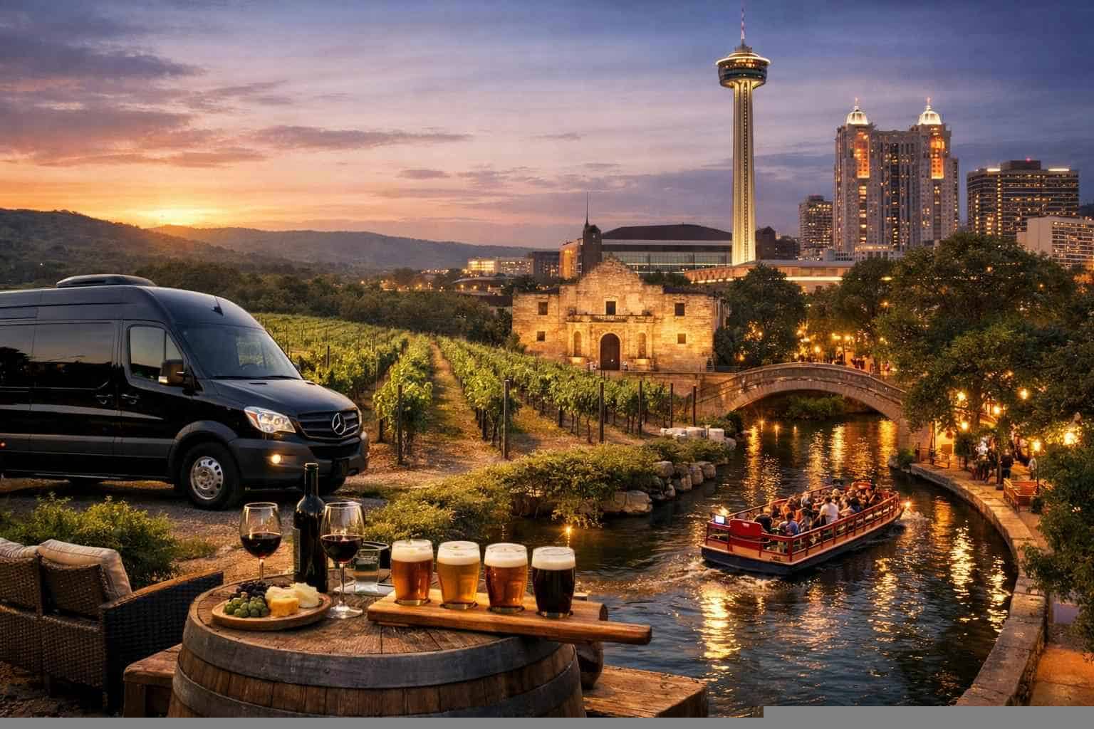 Can You Handle Multi Stop Winery Brewery City Tours Around San Antonio Texas
