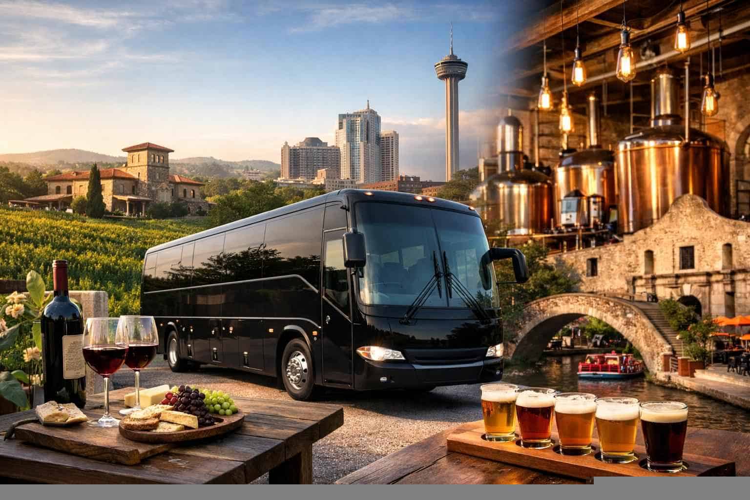 Can You Handle Multi Stop Winery Brewery City Tours Around San Antonio Texas?