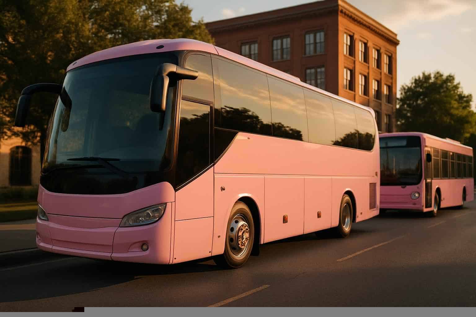 Decatur Alabama Pink Buses