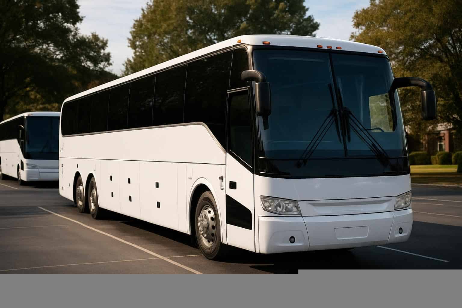 White Party Buses For Groups In Decatur Alabama