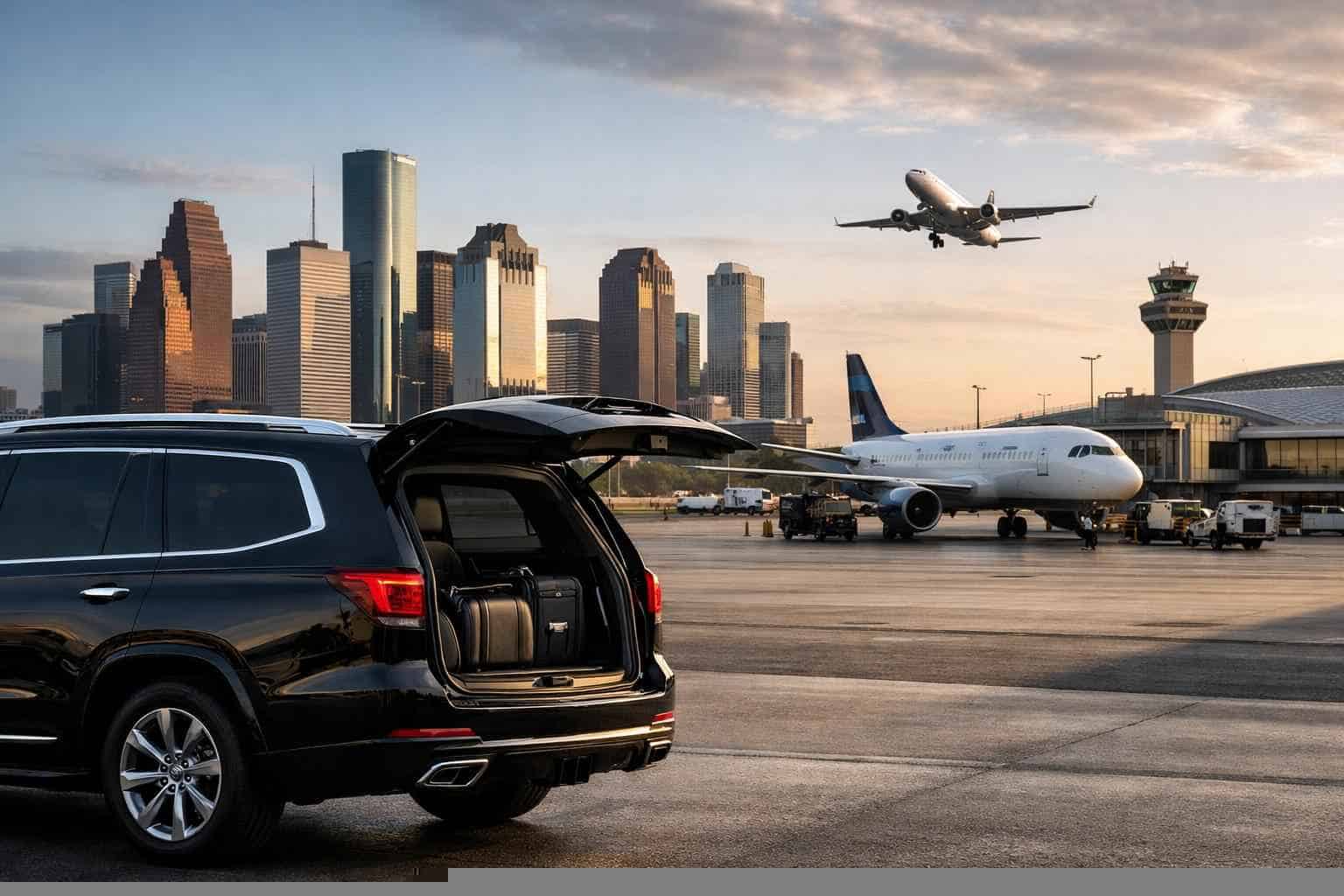 Do you offer transfers between Houston Texas and the main airports