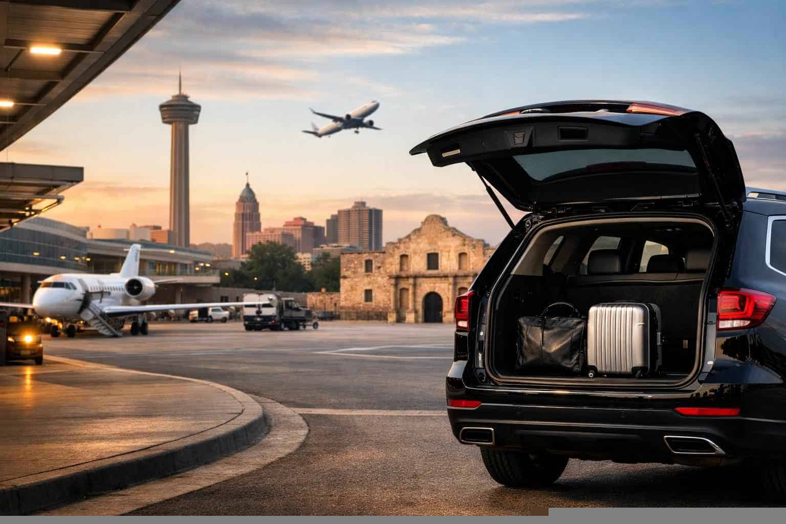 Do you offer transfers between San Antonio Texas and the main airports?
