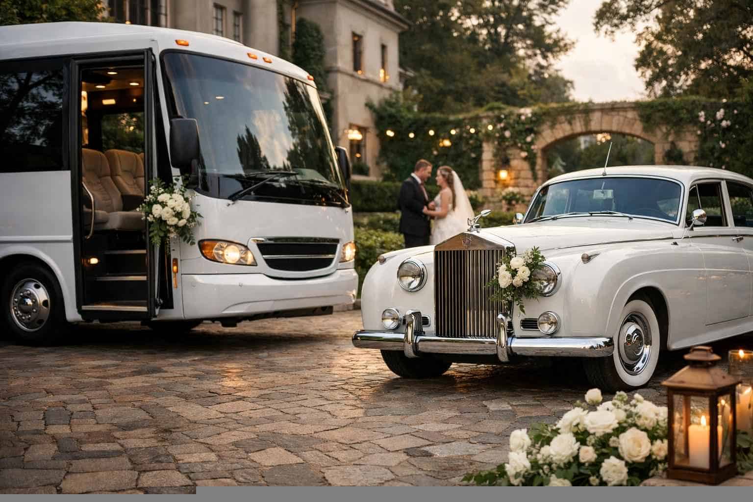 Do You Provide Wedding Day Shuttles And A Classic Vintage Getaway Car In Houston Texas?