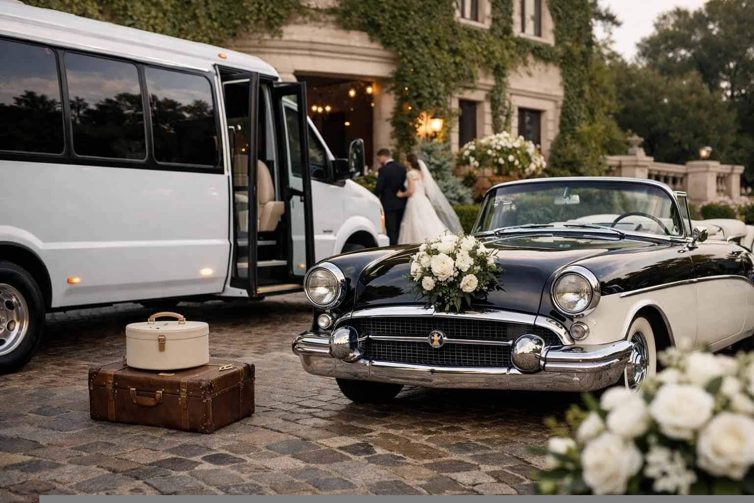 Do you provide wedding day shuttles and a classic