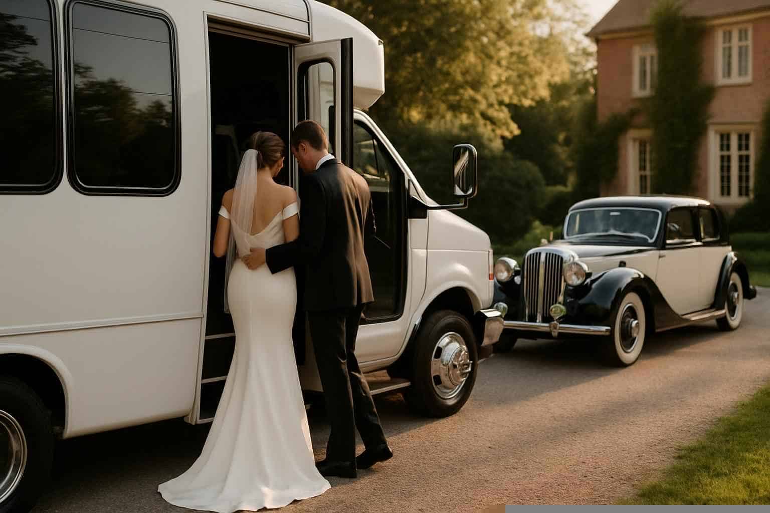 Do you provide wedding day shuttles and a classic