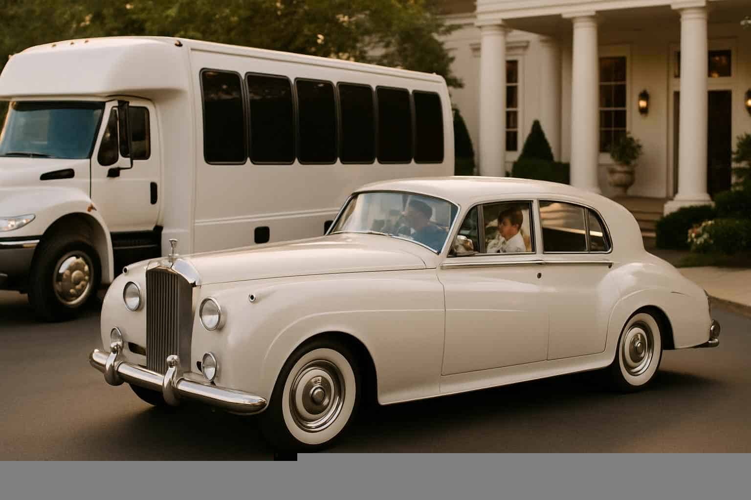 Do You Provide Wedding Day Shuttles And A Classic Vintage Getaway Car In Madison Alabama