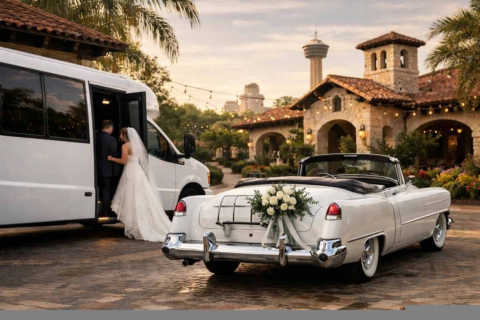 Wedding Shuttle Bus Rental In San Antonio