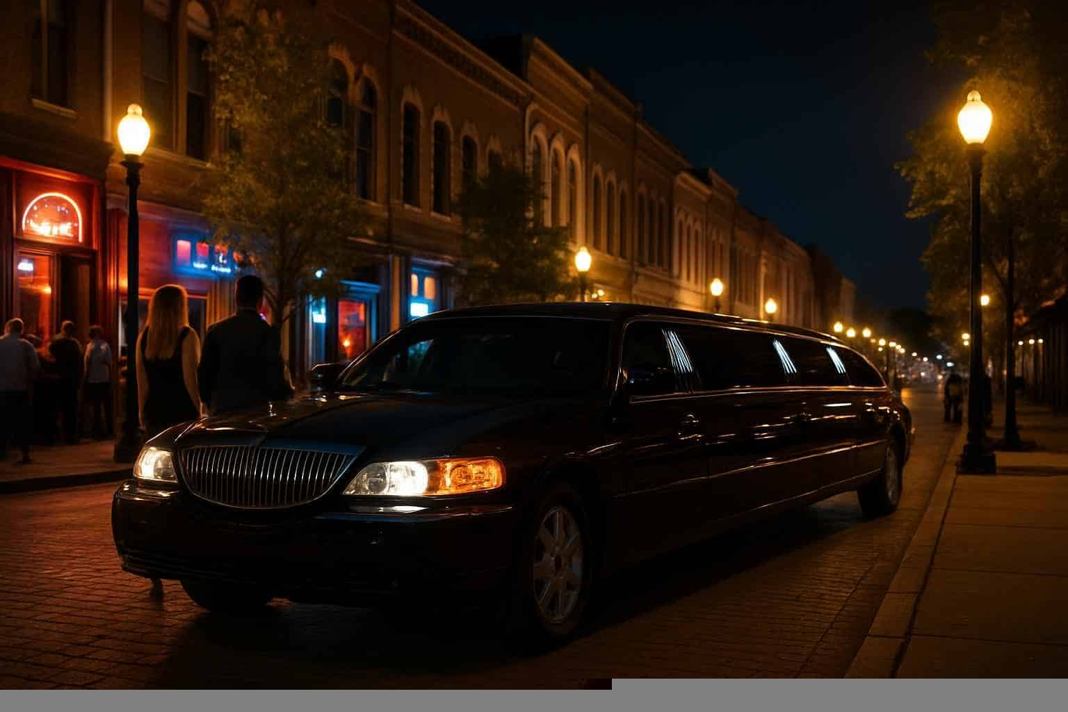 Do you service nightlife areas and downtown districts in Gadsden Alabama for hourly charters