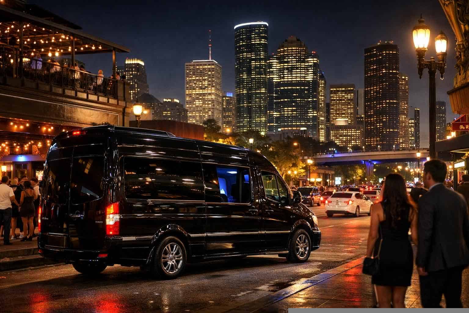 Do you service nightlife areas and downtown districts in Houston Texas for hourly charters?