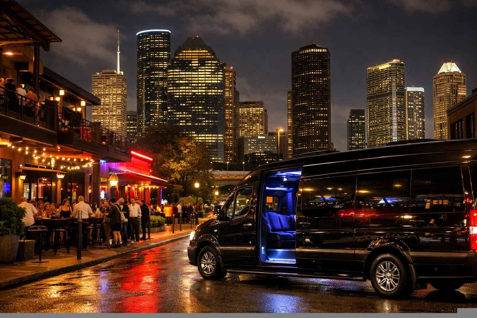Do You Service Nightlife Areas And Downtown Districts In Houston Texas For Hourly Charters