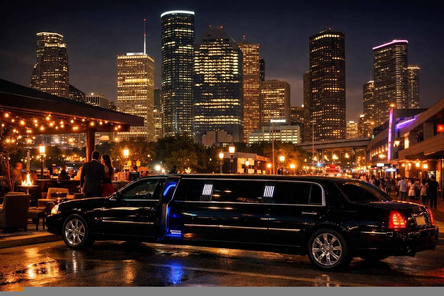 Do you service nightlife areas and downtown districts in Houston Texas for hourly charters