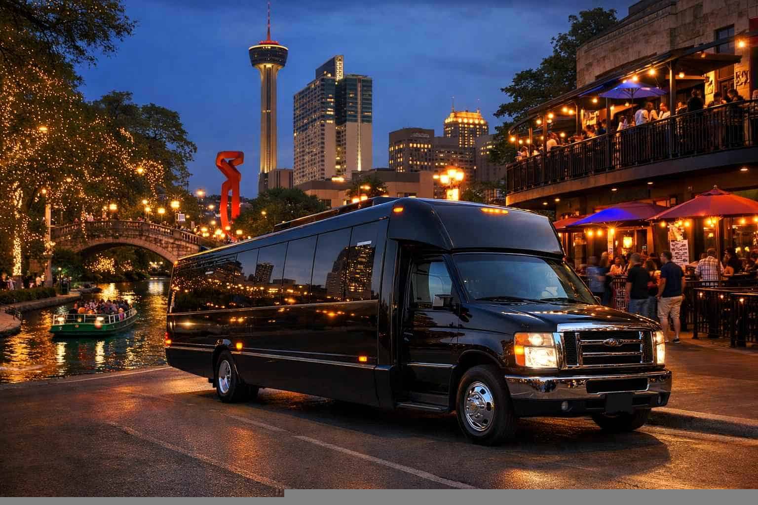 Do you service nightlife areas and downtown districts in San Antonio Texas for hourly charters?