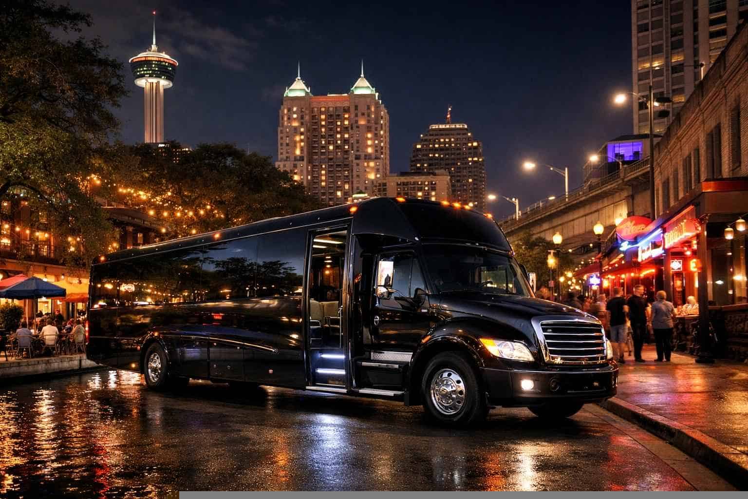 Do you service nightlife areas and downtown districts in San Antonio Texas for hourly charters?
