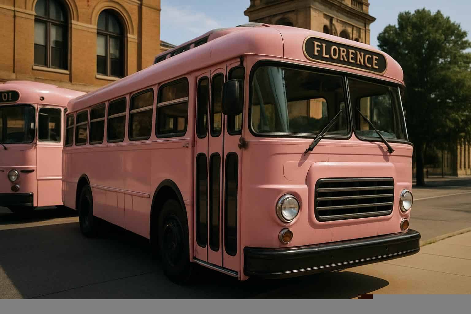 Luxury Pink Limo Buses In Florence Alabama